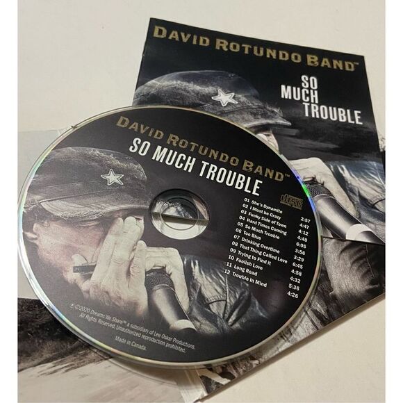 David Rotundo Band So Much Trouble (CD, 2020, Dreams We Share) - Picture 4 of 5